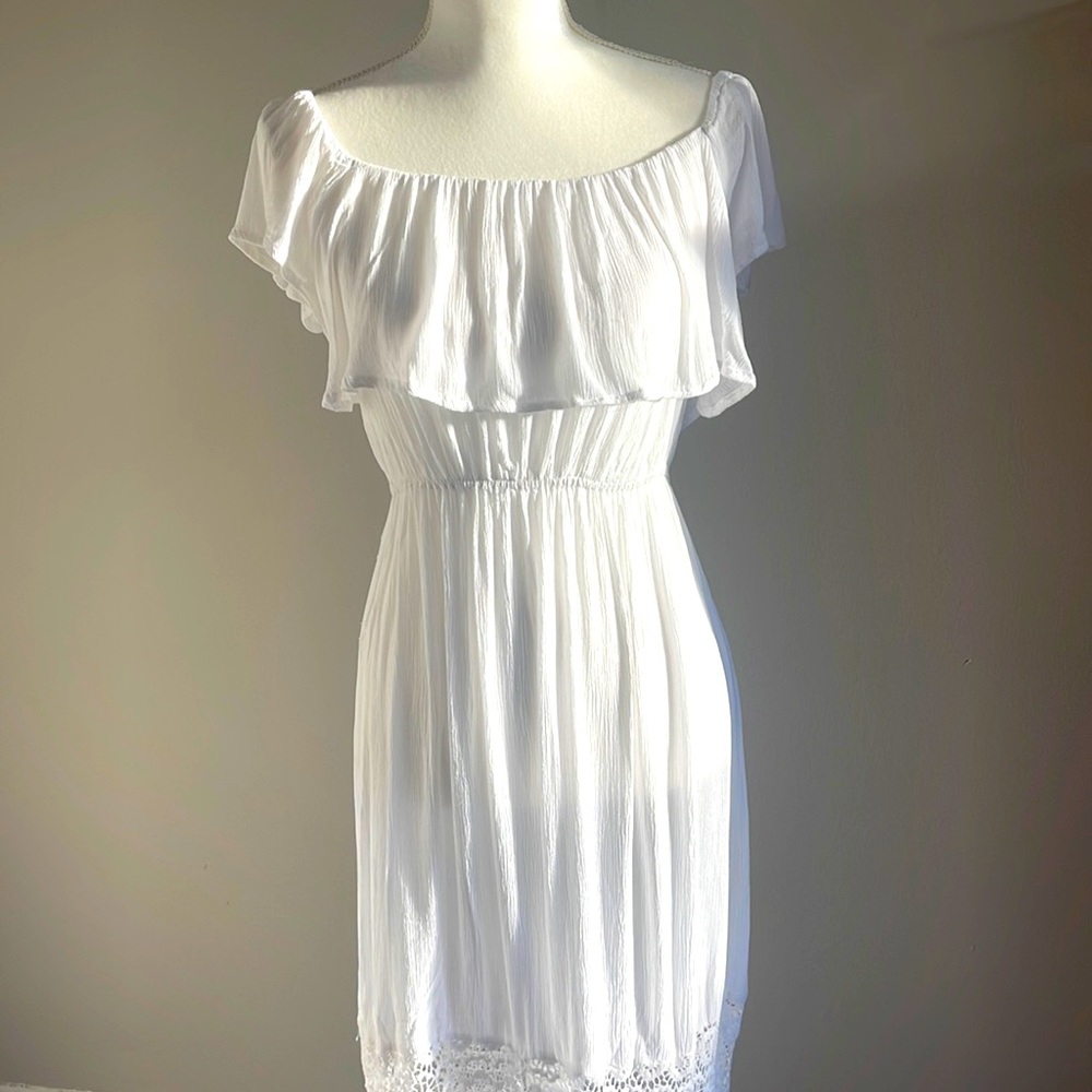 White off shoulder Maxi dress